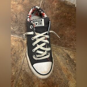 Converse Kids Black and White All Star Sneakers